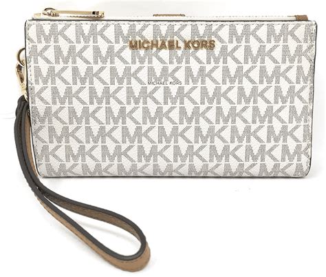 michael kors jet set zipper travel wristlet in amazon|mk double zip wallet.